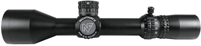NightForce NX8 2.5-20x50 F1 - MOA - Middletown Outdoors