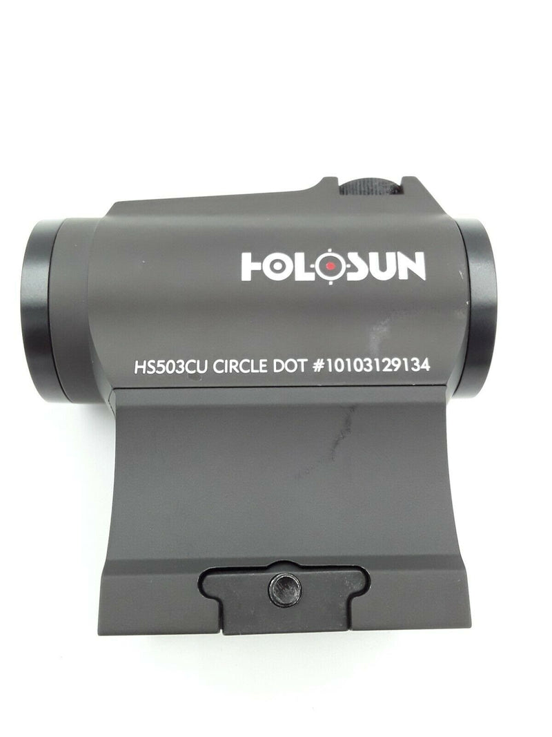 HOLOSUN HS503CU Solar Red Dot Sight, 2 MOA Dot, 65 MOA Circle (Manufacturer Defect)