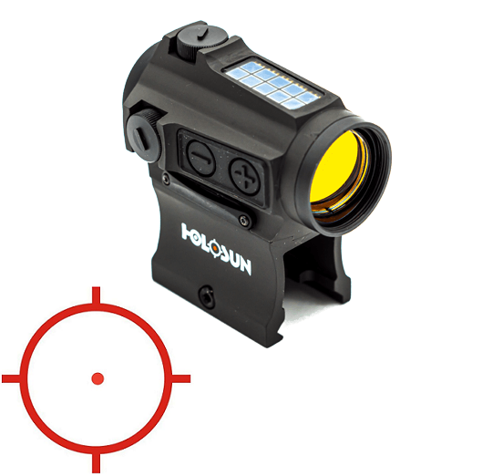 HOLOSUN HS503CU Solar Red Dot Sight, 2 MOA Dot, 65 MOA Circle (Manufacturer Defect)