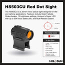 HOLOSUN HS503CU Solar Red Dot Sight, 2 MOA Dot, 65 MOA Circle, 1x Magnification