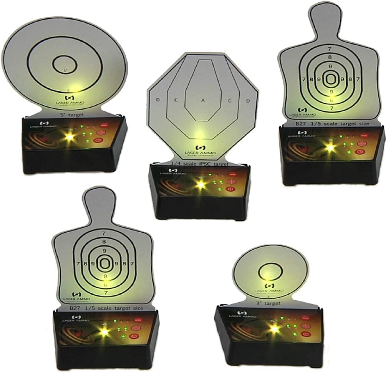 Laser Ammo Interactive Multi Target Training System (i-MTTS) 5 Targets ...