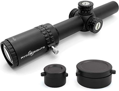 AYIN Sights Centurion 1-6x24 Tactical/Hunting Scope with Tactical Turrets, Throw Lever & Flip Caps - Middletown Outdoors