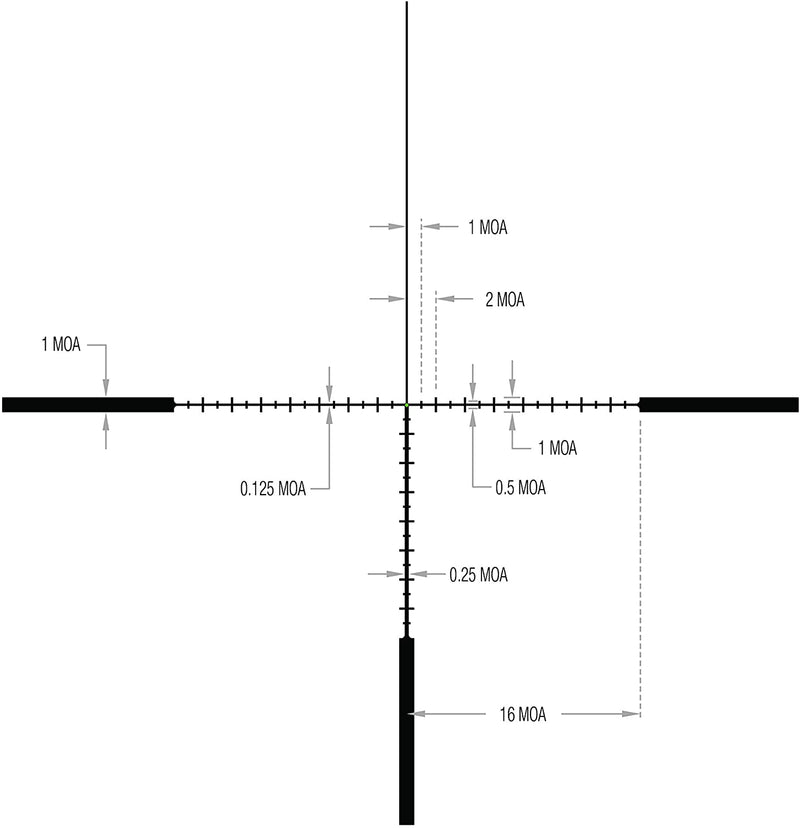 Trijicon AccuPoint 3-18x50 Riflescope with Green Dot and MOA Ranging Reticle, 30mm Tube