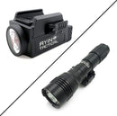 AYIN Tactical Weapon Light for Pistols and Rifles - Rechargeable Rail Mounted Flashlight with Quick Disconnect