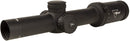 Trijicon Credo 1-6x24 First Focal Plane (FFP) Riflescope with Green MRAD Segmented Circle Reticle, 30mm Tube, Matte Black