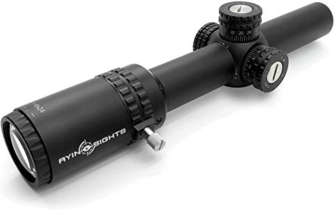 AYIN Sights Centurion 1-6x24 Tactical/Hunting Scope with Tactical Turrets, Throw Lever & Flip Caps - Middletown Outdoors