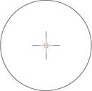 Trijicon Credo 1-8x28 First Focal Plane (FFP) Riflescope with Red/Green MRAD Segmented Circle Reticle, 34mm Tube