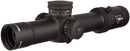 Trijicon Credo 1-8x28 First Focal Plane (FFP) Riflescope with Red/Green MRAD Segmented Circle Reticle, 34mm Tube