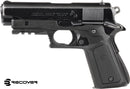Recover Tactical CC3P Grip and Rail System with Changeable Panels for The 1911 - Black with Black and Tan Panels - Middletown Outdoors