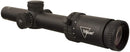 Trijicon Credo 1-6x24 First Focal Plane (FFP) Riflescope with Green MRAD Segmented Circle Reticle, 30mm Tube, Matte Black