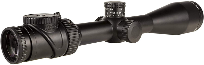 Trijicon AccuPoint 4-24x50 Riflescope with Green Dot and MOA Ranging Crosshair Reticle, 30mm Tube