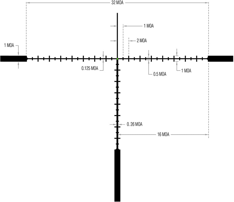 Trijicon AccuPoint 4-16x50 Riflescope MOA Ranging