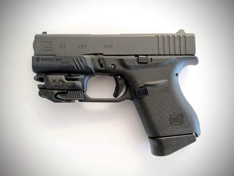 Recover Tactical  GR43, and GR48 Picatinny Rail for The Glock  43, 43x, 48 - Easy Installation, No Mods Required to Your Firearm, no Need for a Gunsmith. Installs in Under 3 Minutes