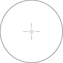 Trijicon Credo 1-6x24 First Focal Plane (FFP) Riflescope with Red MRAD Segmented Circle Reticle, 30mm Tube, Matte Black