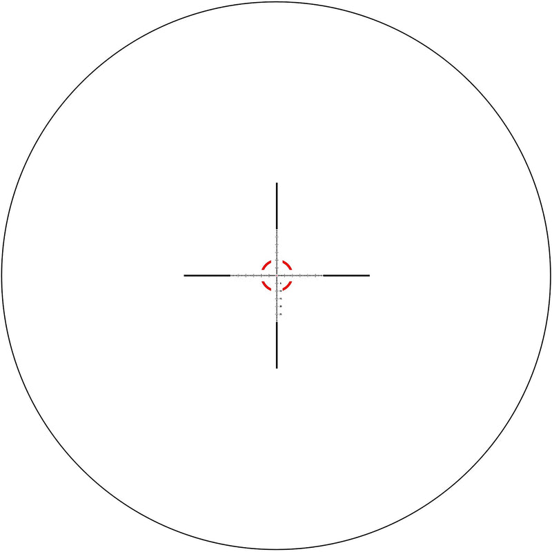 Trijicon RS27-C-1900027 AccuPower Riflescope 34mm Main Tube MOA Segmented-Circle Crosshair Reticle with Green LED, 1-8x28mm, Black - Middletown Outdoors