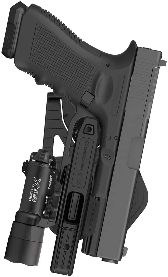 ReCover Tactical G7 Universal Ambidextrous OWB Holster for Double Stack Glock, Smith & Wesson, Springfield, Sig Sauer, CZ