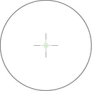 Trijicon Credo 1-6x24 First Focal Plane (FFP) Riflescope with Green MRAD Segmented Circle Reticle, 30mm Tube, Matte Black