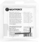 Nightforce Optics 0.885" Low Ultra Light Titanium Alloy Ring Set for 30mm Scopes - Middletown Outdoors