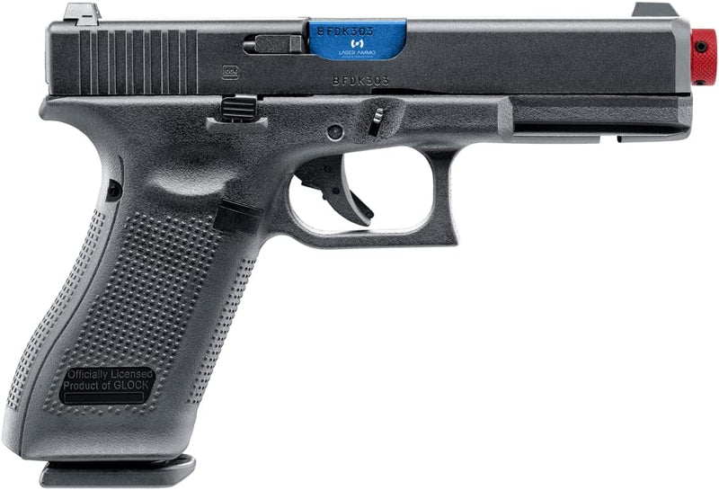 Laser Ammo Recoil Enabled Glock 17 SureStrike Training Laser Device (Class I, 3.5mW) for use Training Targets and Systems (Red or IR Laser)