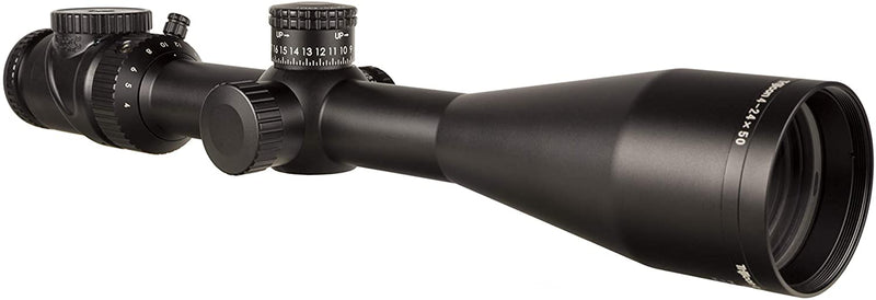 Trijicon AccuPoint 4-24x50 Riflescope with Green Dot and MOA Ranging Crosshair Reticle, 30mm Tube