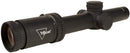 Trijicon Credo 1-6x24 First Focal Plane (FFP) Riflescope with Green MRAD Segmented Circle Reticle, 30mm Tube, Matte Black