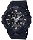 Casio Mens G-Shock GA700-1B Front Button Black Watch - Middletown Outdoors