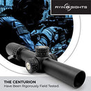 AYIN Sights Centurion 1-6x24 Tactical/Hunting Scope with Tactical Turrets, Throw Lever & Flip Caps - Middletown Outdoors