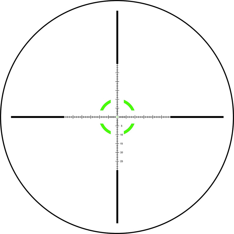 Trijicon Credo® 1-6x24 First Focal Plane (FFP) Riflescope w/ Green MRAD Reticle, 30mm Tube, Matte Black - CR624-C-2900024 (Open Box)