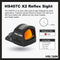 HOLOSUN - HS407C-X2 Classic Open Reflex Red Dot Sight 2 MOA (Black)