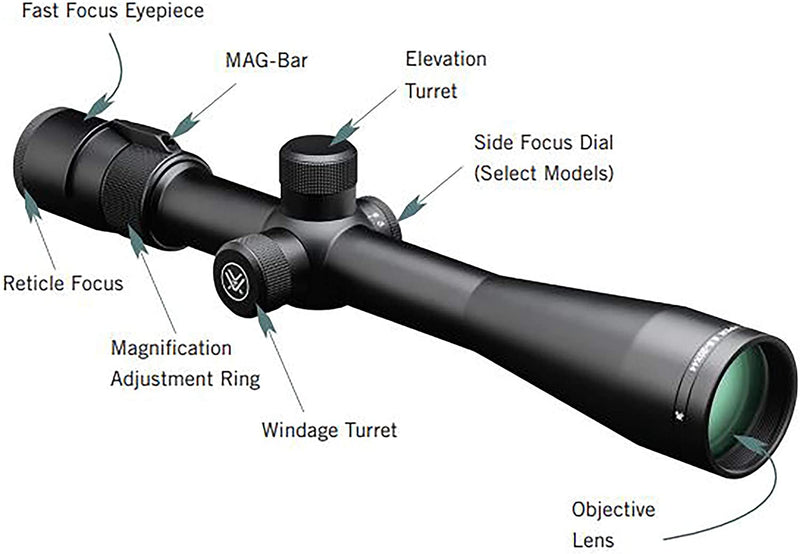 Vortex Optics Viper Parallax Adjustment Second Focal Plane Riflescopes - Middletown Outdoors