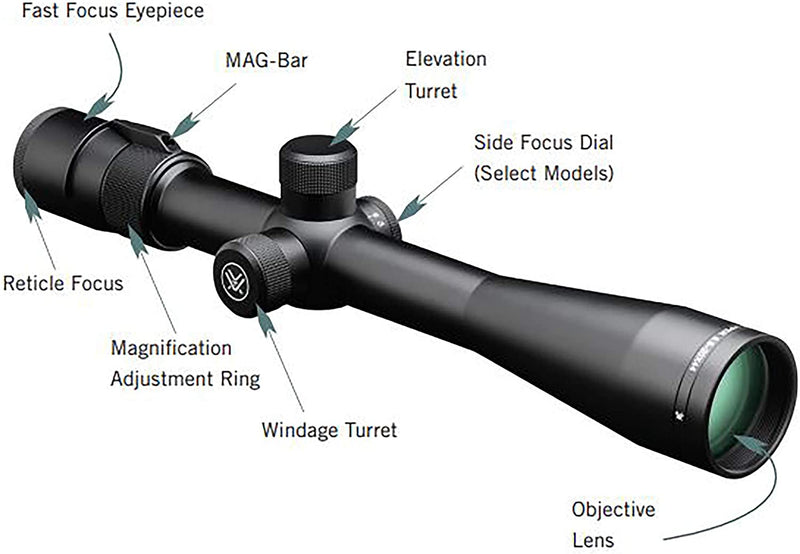 Vortex Optics Viper Parallax Adjustment Second Focal Plane Riflescopes