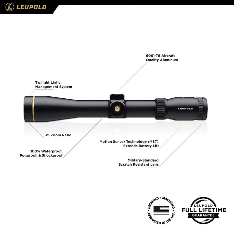 LEUPOLD SCOPE VX-R 3-9X40 30MM FIREDOT DUPLEX MATTE - Middletown Outdoors