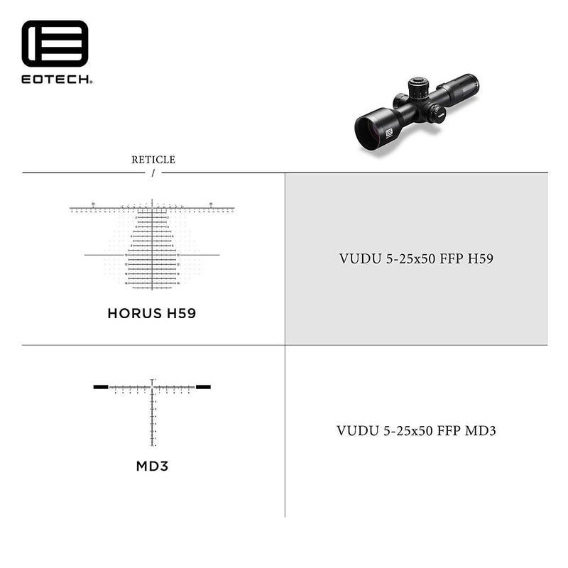 EOTECH Vudu 5-25x50mm Precision Rifle Scope - Middletown Outdoors