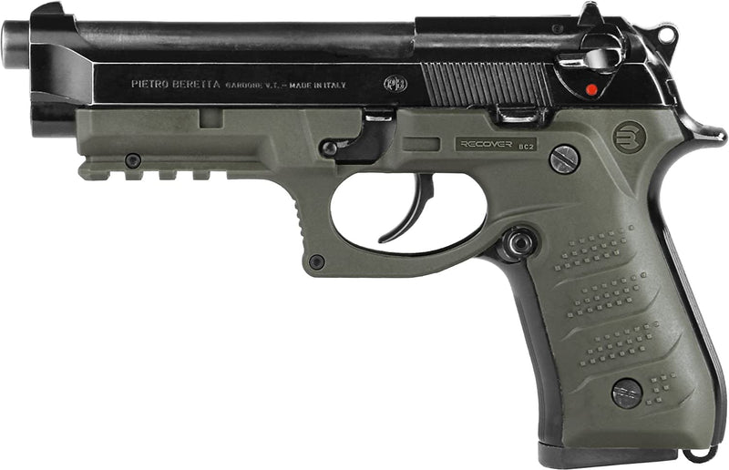 RECOVER Tactical BC2 Beretta Grip & Rail System for the Beretta 92 M9 - OLIVE DRAB - Middletown Outdoors