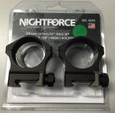 Nightforce Optics 34mm 1.125" High Ultralite Ring Set, 4 Screw - Middletown Outdoors