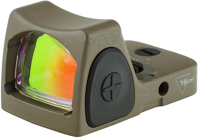 Trijicon RM06-C-700696 RMR Type 2 Adjustable LED Sight, 3.25 MOA Red Dot Reticle, Cerakote Flat Dark Earth - Middletown Outdoors