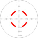 Trijicon RS27-C-1900027 AccuPower Riflescope 34mm Main Tube MOA Segmented-Circle Crosshair Reticle with Green LED, 1-8x28mm, Black - Middletown Outdoors