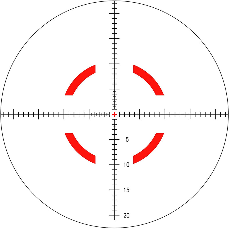 Trijicon RS27-C-1900027 AccuPower Riflescope 34mm Main Tube MOA Segmented-Circle Crosshair Reticle with Green LED, 1-8x28mm, Black - Middletown Outdoors