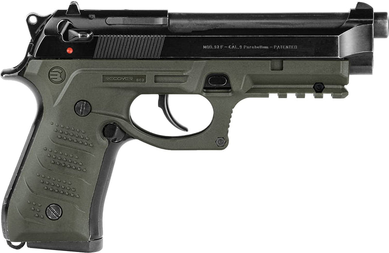 RECOVER Tactical BC2 Beretta Grip & Rail System for the Beretta 92 M9 - OLIVE DRAB - Middletown Outdoors