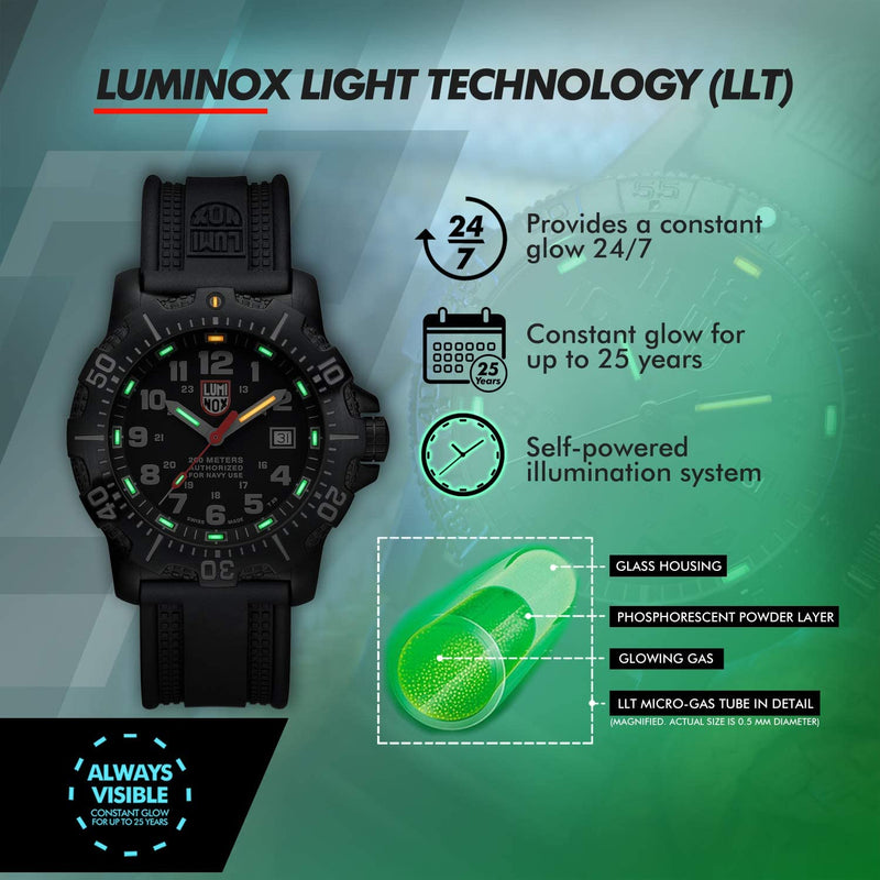 Men's Luminox 'Sea ‑ Anu' Polyurethane Strap Watch, 45Mm