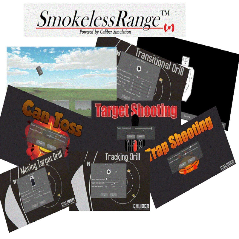 Diamond Smokeless Range Simulator Combo Package - All in one Fully Comprehensive smokeless Range Combo Package with Eight Training simulators - Middletown Outdoors