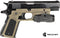 Recover Tactical, CC3P Grip & Rail System for The 1911 with Tan Frames with Black and Tan Interchangeable Panels