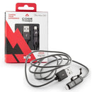 Core Third Dual Lightning / Micro USB Sync & Charge Cable, 3.3Ft  - Space Gray - Middletown Outdoors
