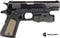 Recover Tactical CC3P Grip and Rail System with Changeable Panels for The 1911 - Black with Black and Tan Panels - Middletown Outdoors