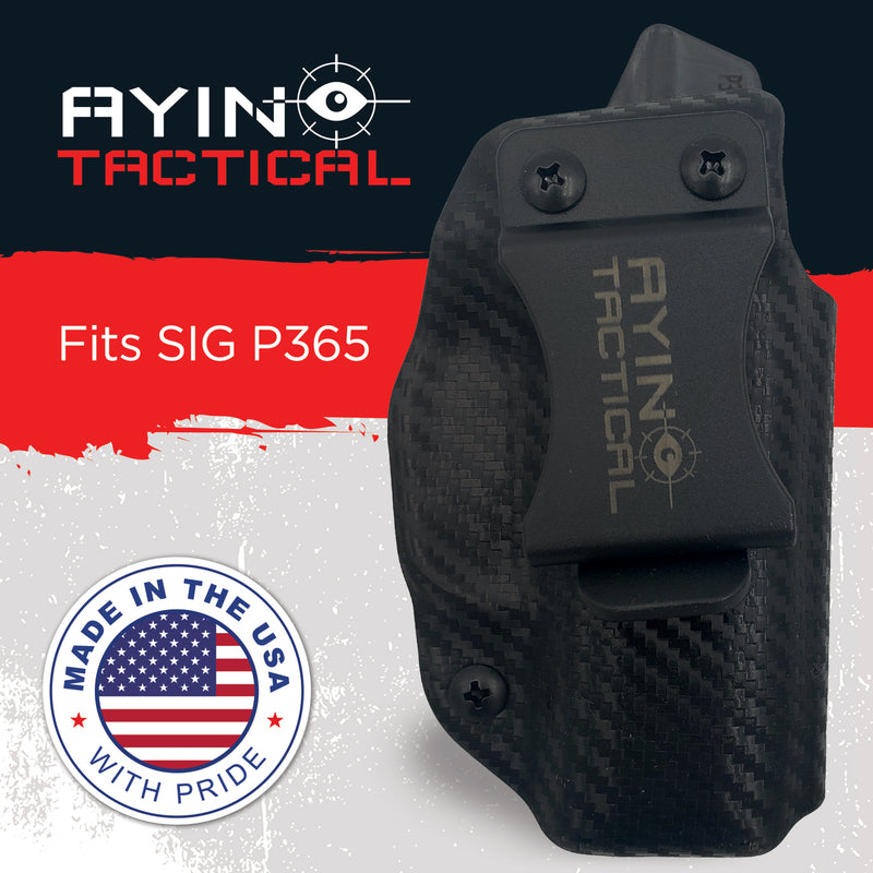 AYIN IWB/OWB Holster Right-Handed Fits Sig Sauer P365 with Or Without Optic - Middletown Outdoors