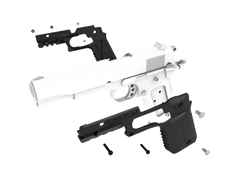 CC3H BLACK 1911 GRIP AND RAIL SYSTEM - Middletown Outdoors