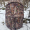 AYIN Tactical Hunting Blind See Through with Carrying Bag, 1 Person Pop Up Ground Blinds 270 Degree Field of View, Portable Durable Hunting Tent for Deer & Turkey Hunting