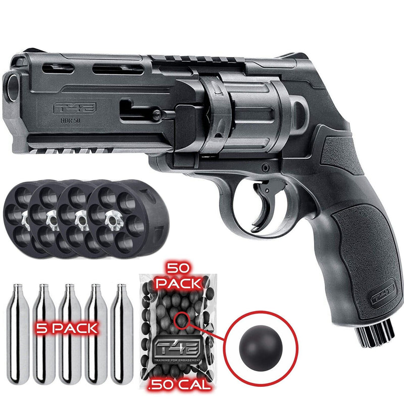 Umarex TR50 Paintball Pistol, .50 Cal CO2 Revolver, 360 FPS (2292112) - Middletown Outdoors
