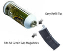Elite Force Airsoft Green Gas Cannister, 8 oz, 40+ Uses Each (2269520) - Middletown Outdoors