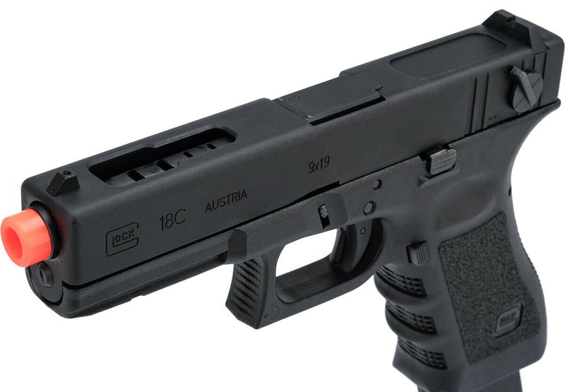 Elite Force Glock 18C Airsoft Pistol, Full Auto, GG Blowback, .6mm BB (2276332) - Middletown Outdoors